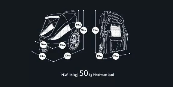 hondenbuggy hercules fietskar 8
