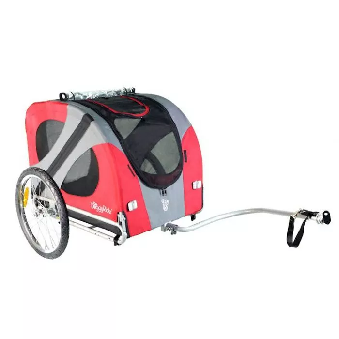 hondenfietskar doggyride novel rood