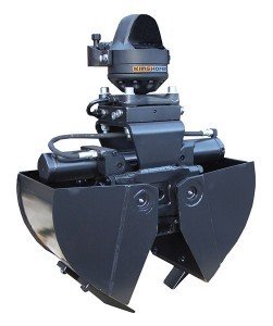 KINSHOFER C02H-40 mit MS01 | Grabgreifer für Minibagger bis 2 to. -