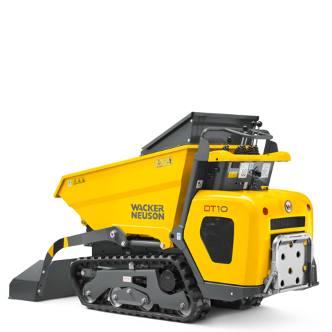 Wacker Neuson DT10 Minidumper mit Frontkippmulde und Selbstladeschaufel 1.000kg Zuladung -
