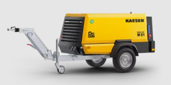 KAESER MOBILAIR M81 - Baukompressor mit Stromerzeuger 13 kVA mobil -