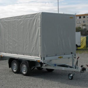 HUMBAUR HT203116 Planenaufbau LH 1600 mm | Grau