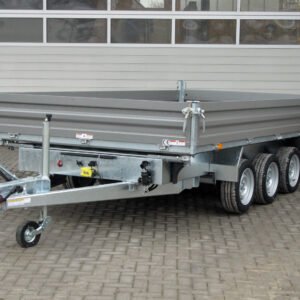 HUMBAUR HTK 3500.41 STAHL Tridem 3 Achser NEU | Stahlbordwand Schwarz