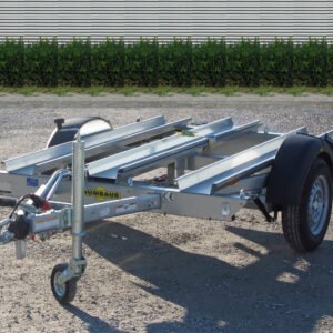 HUMBAUR HM102113 Motorradtransporter mit 3 Motorradschienen