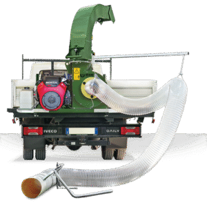 NEGRI Laubsauger T21 / Benzin-Laubsauger mit Bordwandbefestigung -