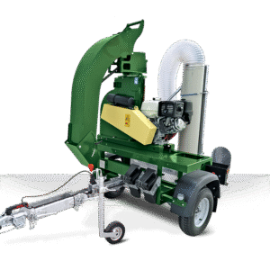 NEGRI Laubsauger T13 / Benzin-Laubsauger mit Zugelassenes Straßenfahrwerk -