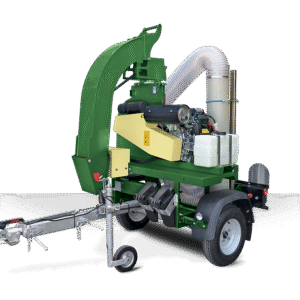 NEGRI Laubsauger T21 / Benzin-Laubsauger mit Zugelassenes Straßenfahrwerk -