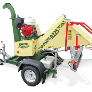 NEGRI Biohäcksler R225 / Benzin-Häcksler mit Straßenfahrwerk -