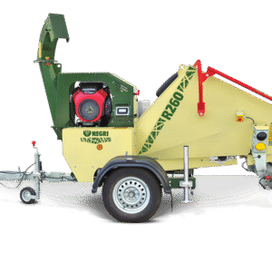 NEGRI Biohäcksler R260 / Benzin- oder Diesel-Häcksler mit Straßenfahrwerk -