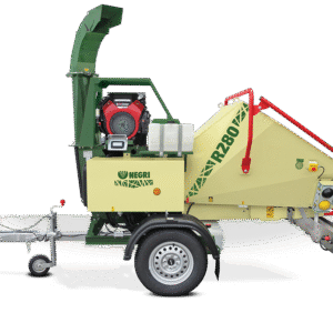NEGRI Biohäcksler R280 / Benzin- oder Diesel-Häcksler mit Straßenfahrwerk -