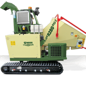 NEGRI Biohäcksler R280 / Benzin- oder Diesel-Häcksler mit Raupenfahrwerk -