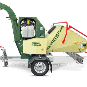 NEGRI Biohäcksler R335 / Benzin-Häcksler mit Straßenfahrwerk -