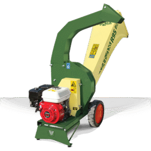 NEGRI Biohäcksler R95 / Benzin-Häcksler mit Transporträder -