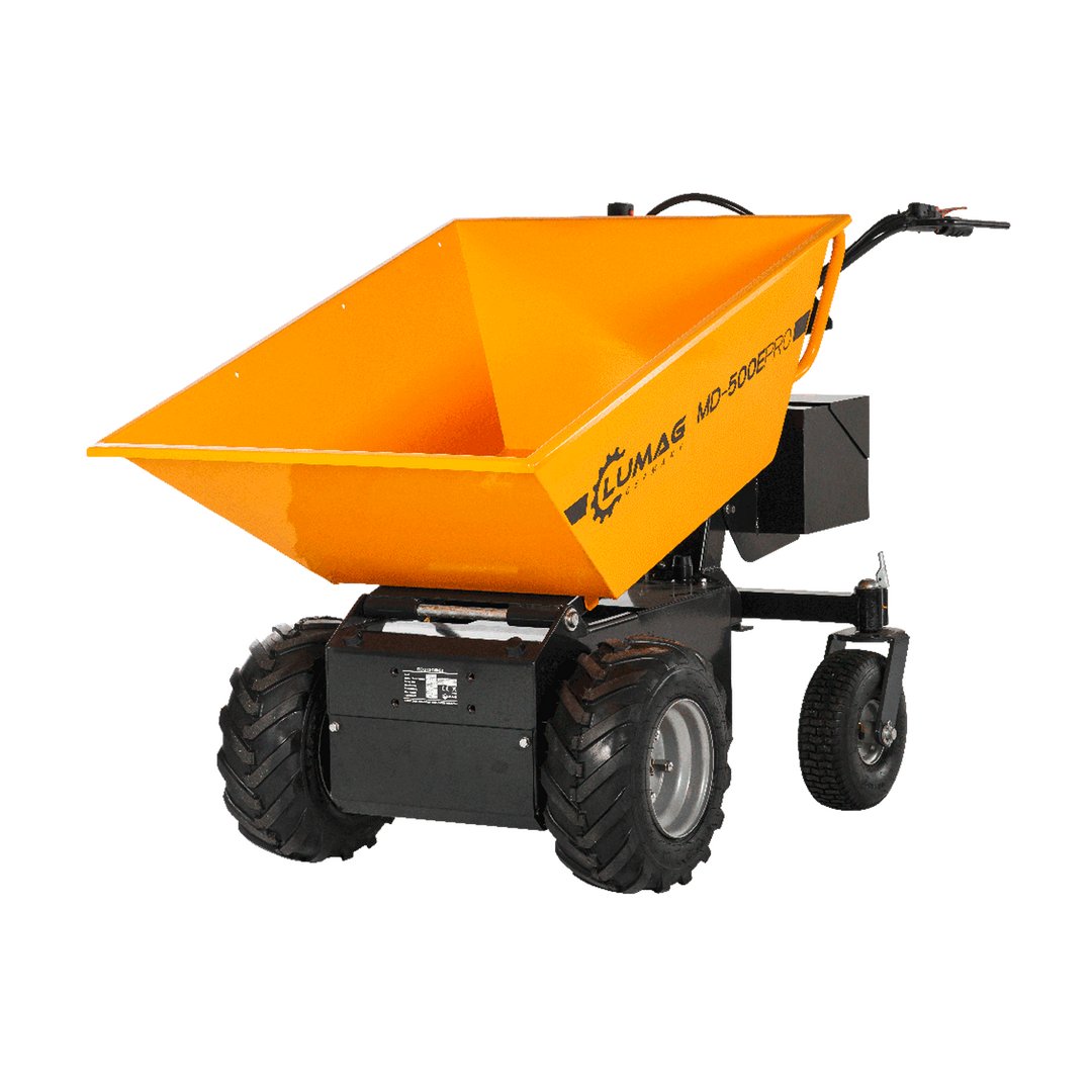 LUMAG MD500EPRO Elektro-Raddumper mit Frontkippmulde 500 kg Zuladung -