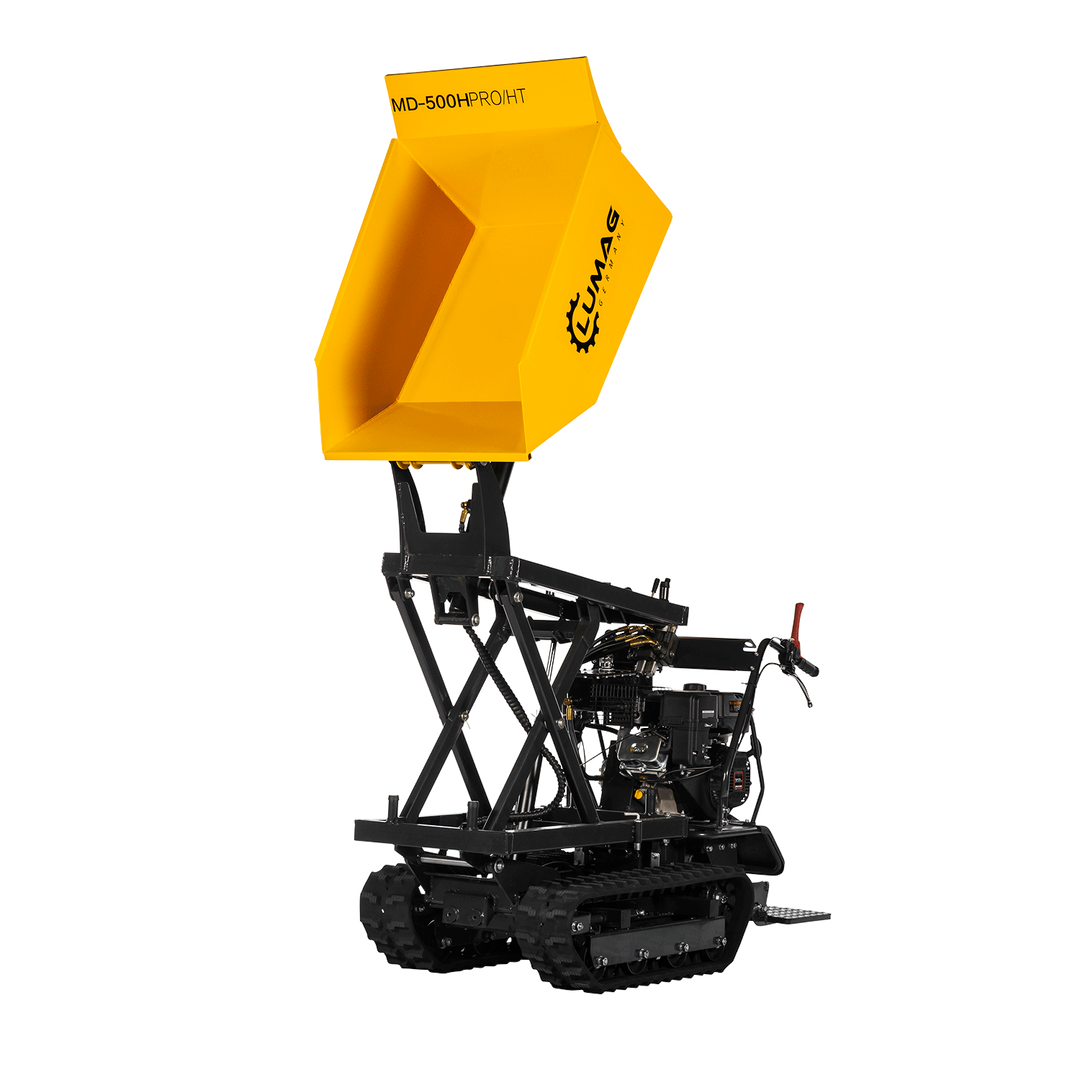 LUMAG MD500HPROHT Minidumper Hochkipper mit Frontkippmulde 500 kg Zuladung -