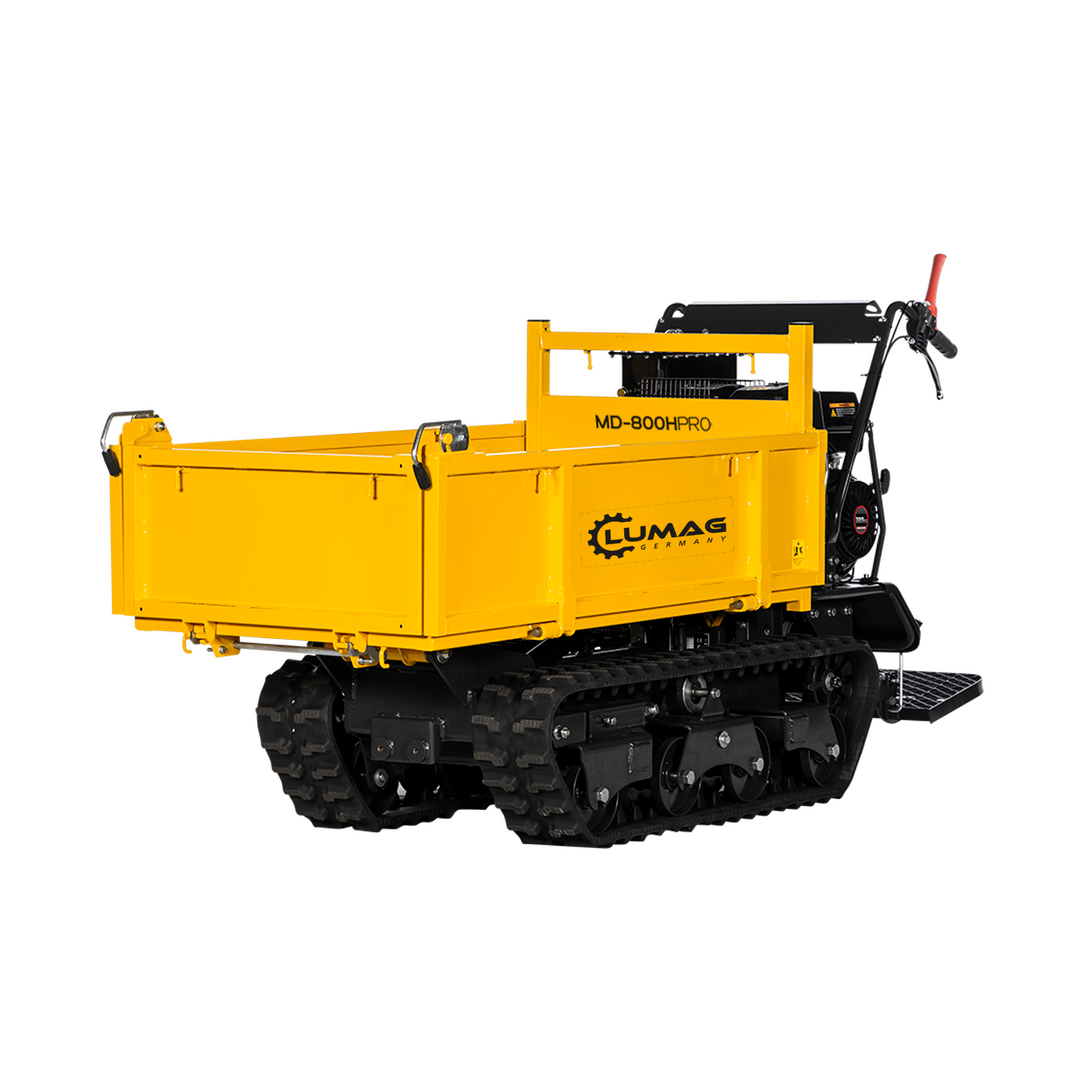 LUMAG MD800HPRO Minidumper mit Frontkipp-Plattform mit 800 kg Zuladung -