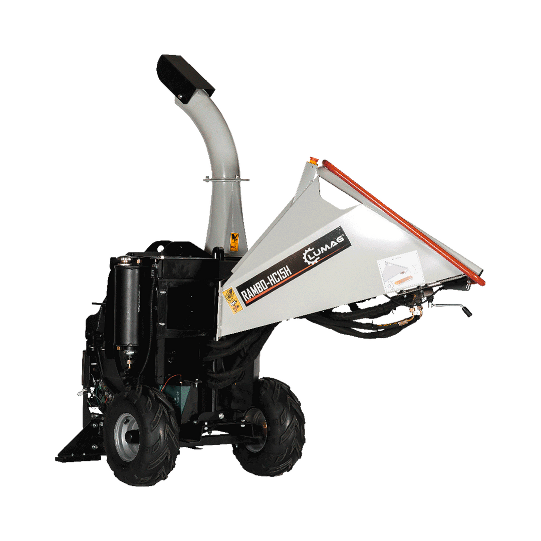 LUMAG RAMBO-HC15H - Benzin-Scheibenradhäcksler -