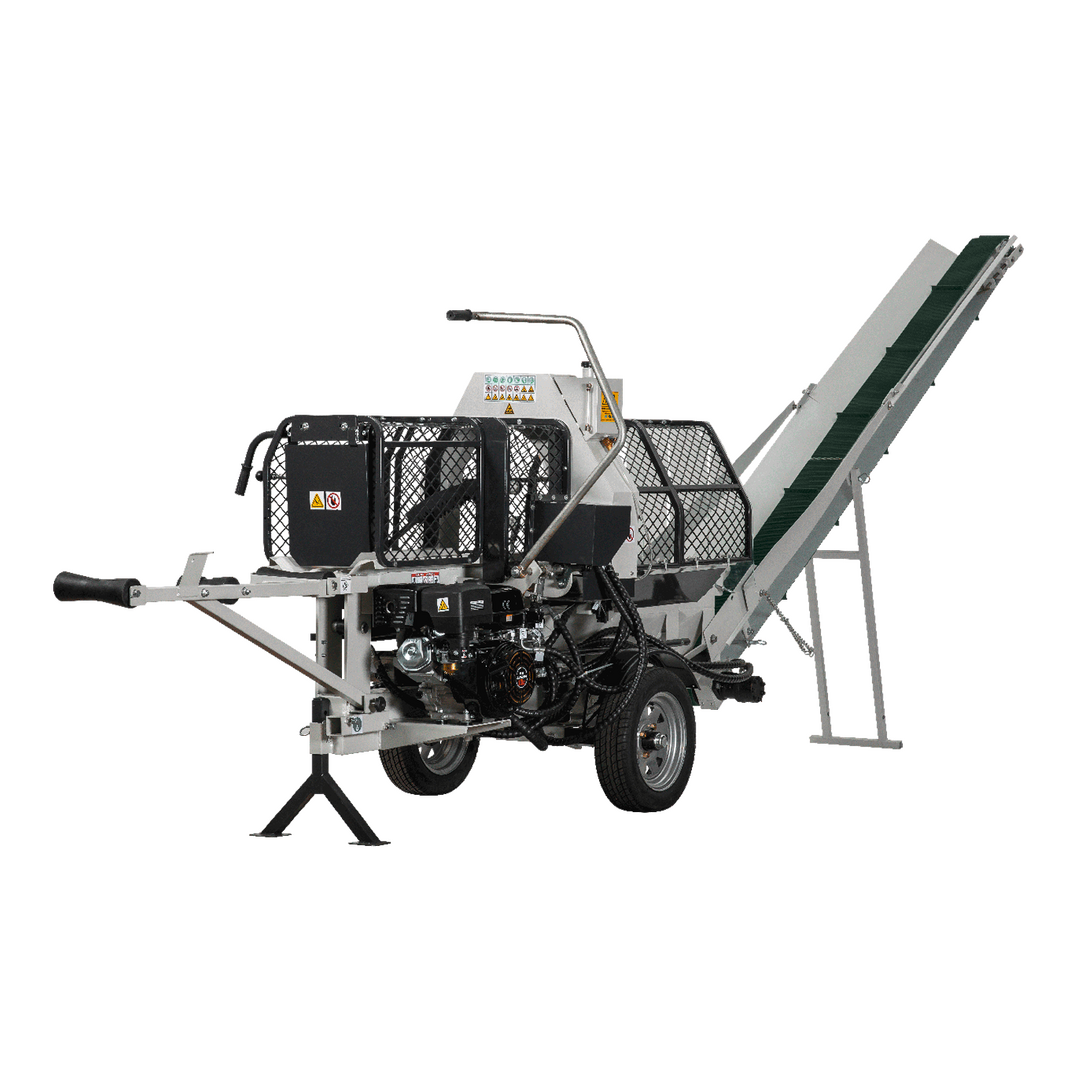 LUMAG SSA400G | Benzin-Sägespaltmaschine mit Fördenband -